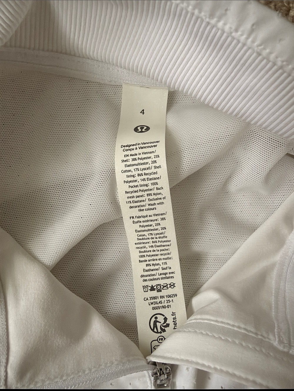 Lululemon Court Rival Track Jacket Perforated - Picture 2 of 7